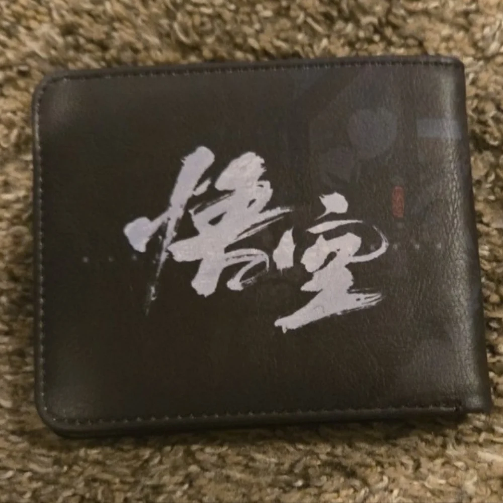 New Wu Kong monkey king anime manga leather wallet